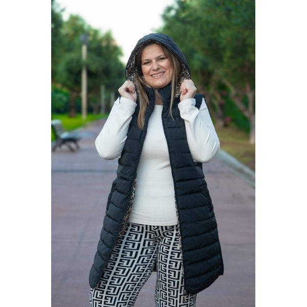 Colete reversível Zyra longo