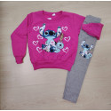 Conjunto Stitch hearts