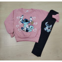 Conjunto Stitch hearts