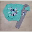 Conjunto Stitch hearts
