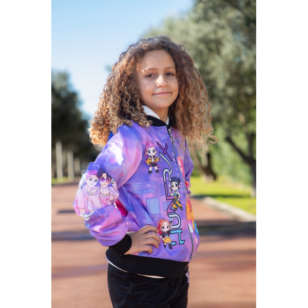 Casaco Huntrix lilás 